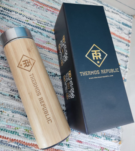 Thermos Republic Z2 - 17oz Bamboo Tea Flask photo review